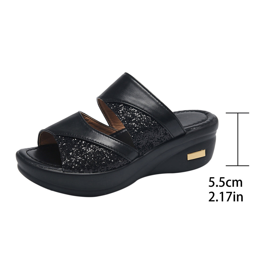 Dame Glamourøse Sandaler med glitrende accenter og skridsikker sål Stilla
