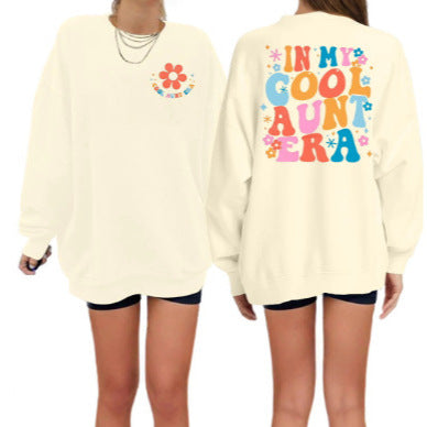 Kvinders sweatshirt med moderne blomsterprint og afslappet snit Stilla