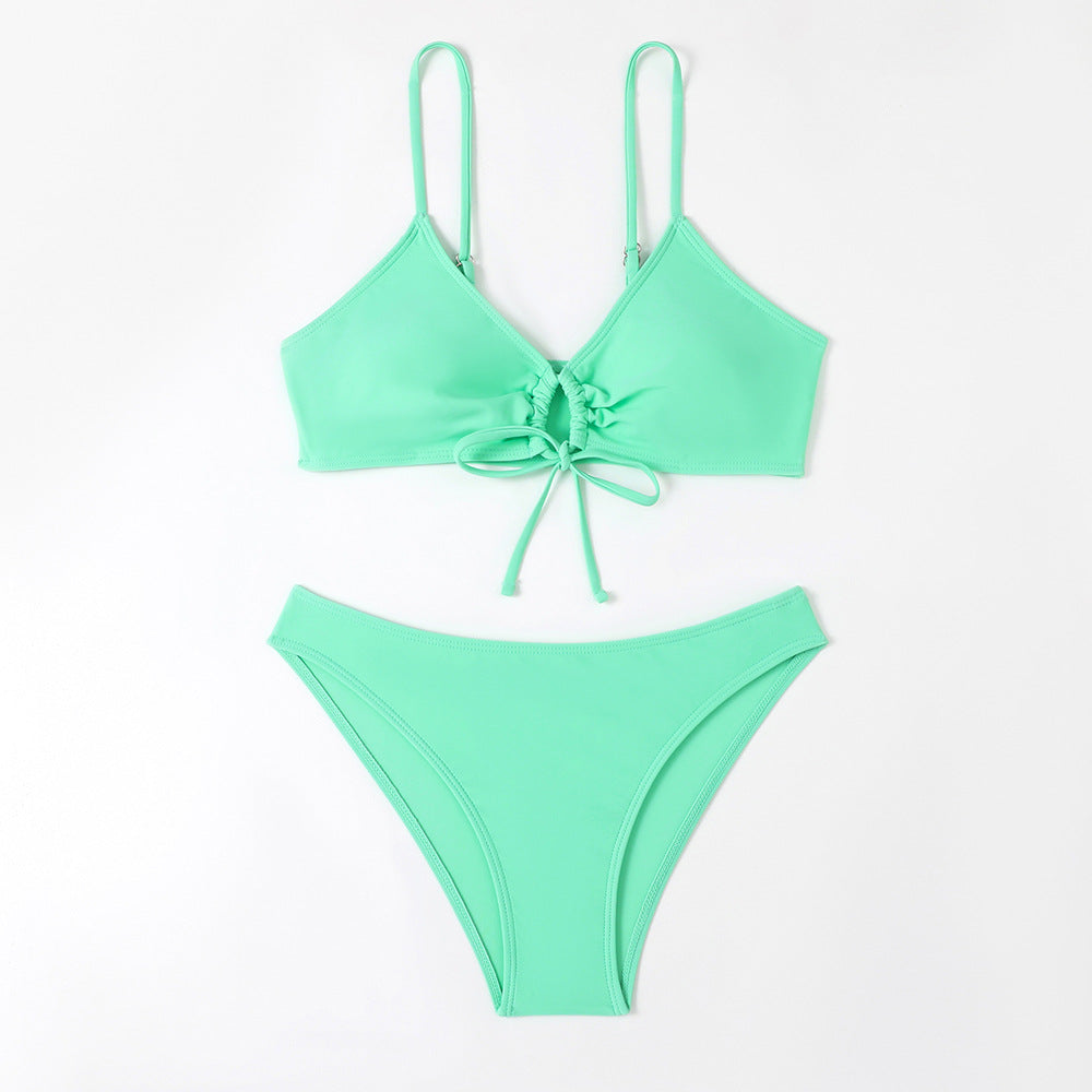 Dame Bikini-sæt med justerbare stropper og høj skæring Stilla