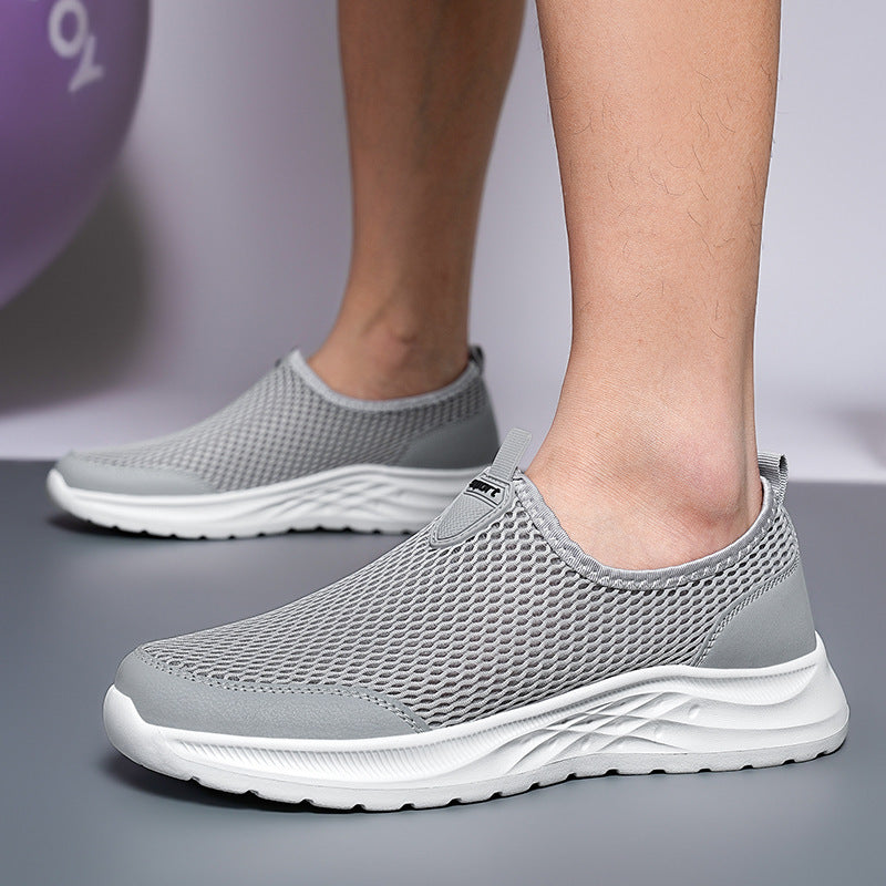 Herren Åndbare Slip-On Sneakers med Adaptivt Letvægtsdesign Stilla