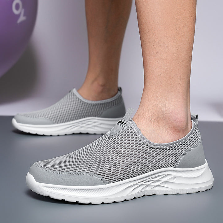 Herren Åndbare Slip-On Sneakers med Adaptivt Letvægtsdesign Stilla