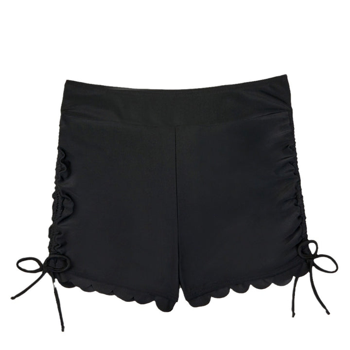 Dame Sporty Badebukser med moderne flæse-design og justerbare sidesnøringer Stilla