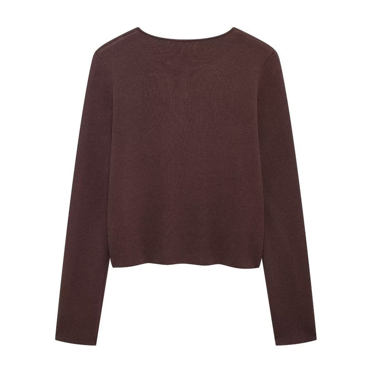 Femme Dobbeltknapstrikcardigan Stilla