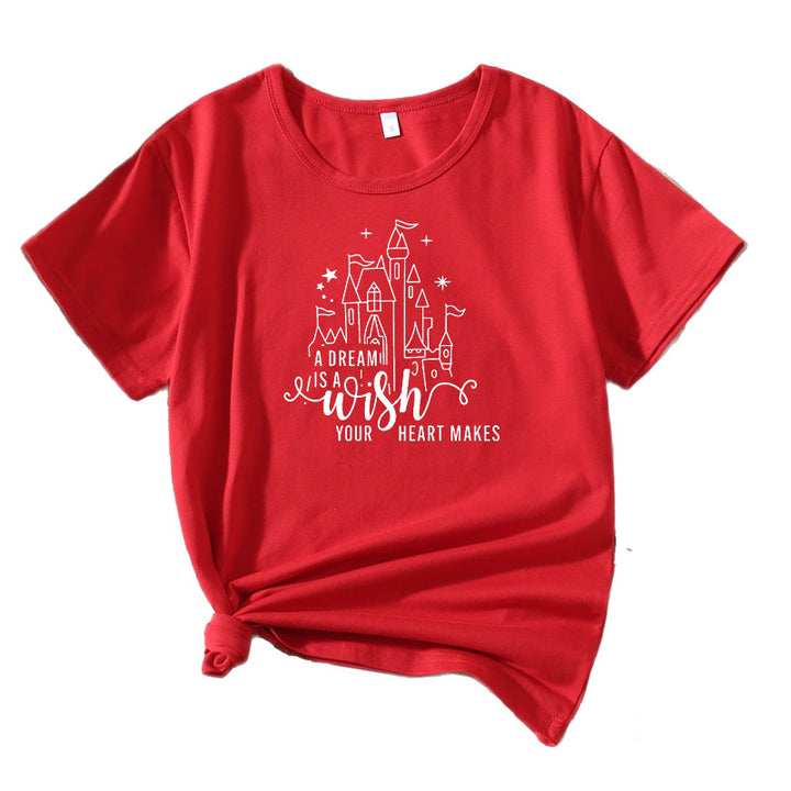 Kvinder Kreativ Grafisk T-Shirt Stilla