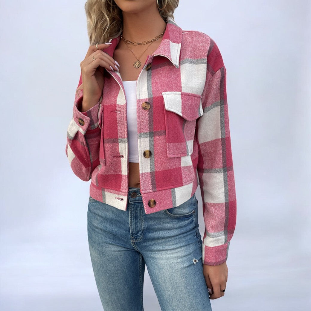 Stilla | Trendy Karo jakke