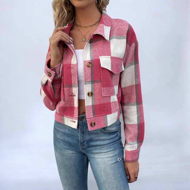 Stilla | Trendy Karo jakke