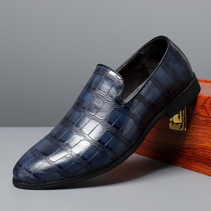 Herrer Premium Krokodilleskinds Slipper Stilla
