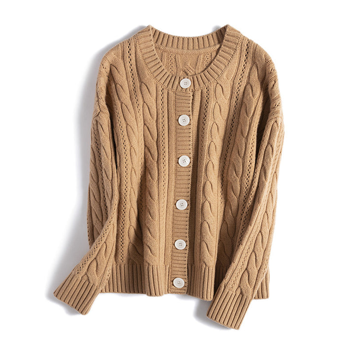 Femme Kabelstrik-Cardigan Stilla