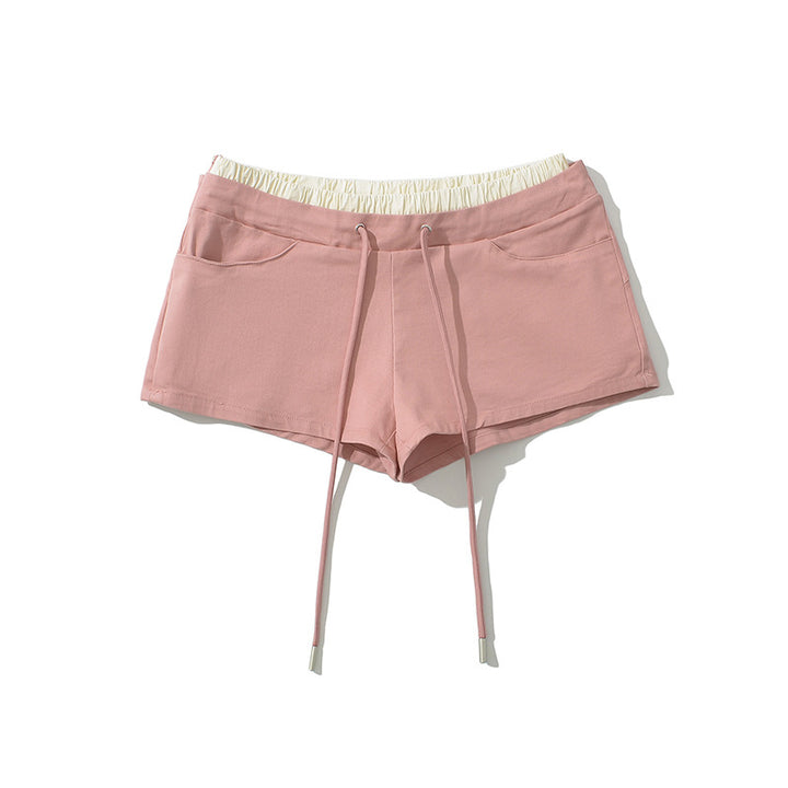 Dame fritidsshorts med elastisk talje og justerbar snor Stilla