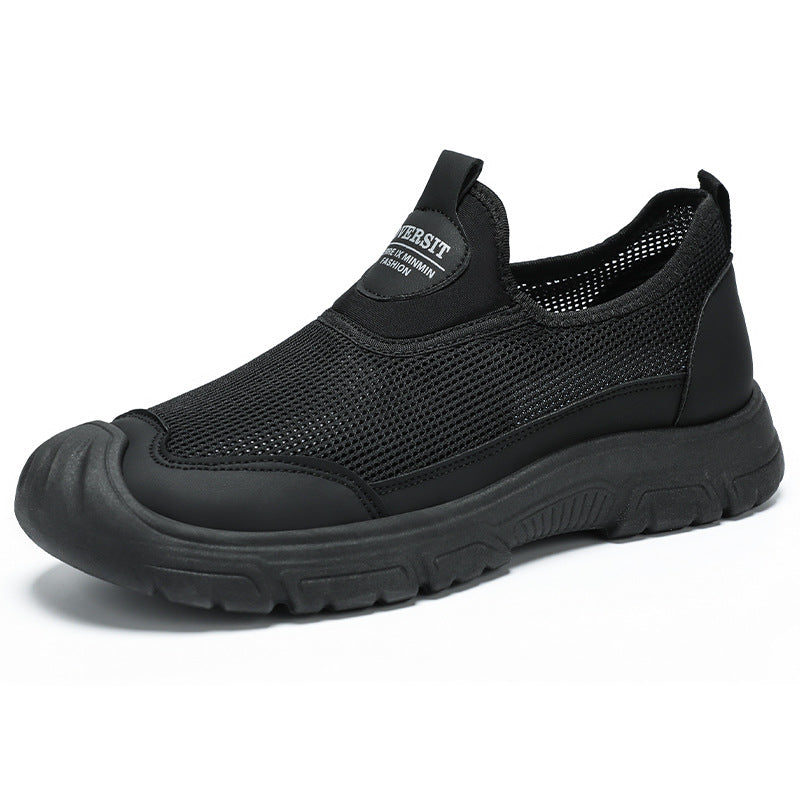 Femme Åndbar Slip-On Trail Sneakers med stødabsorberende sål Stilla