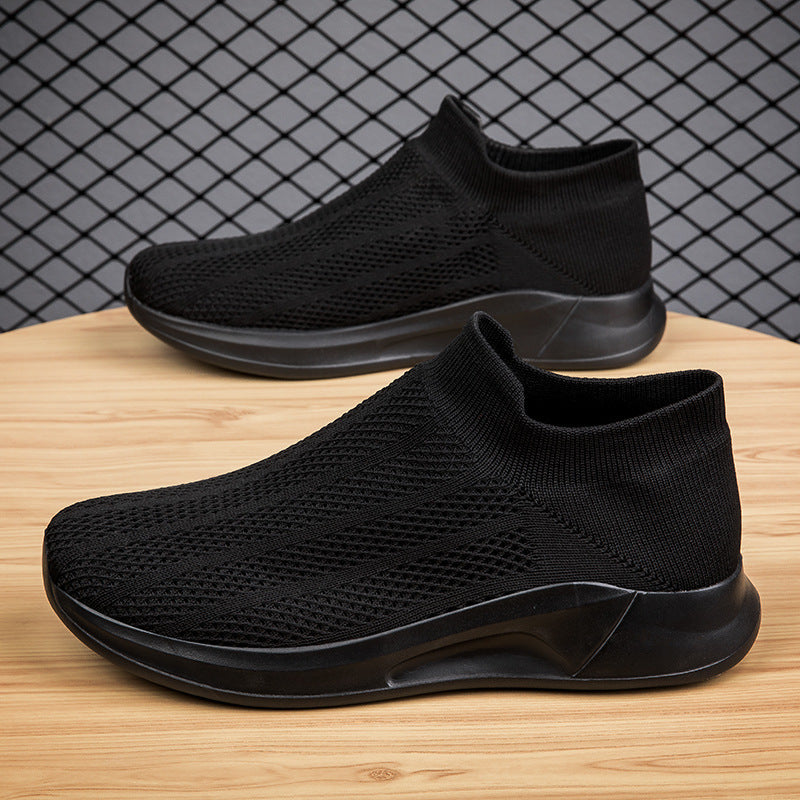 Herrer Åndbare Strik Slip-On Sneakers Stilla