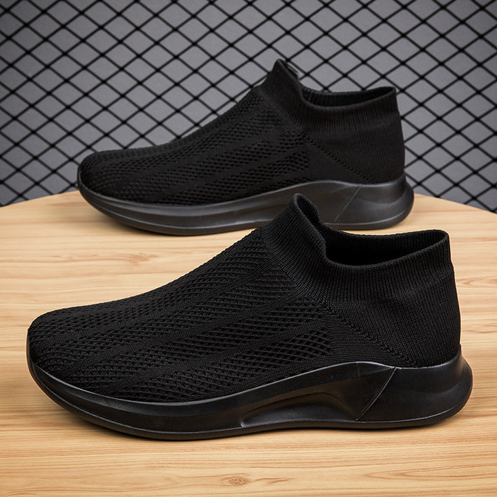 Herrer Åndbare Strik Slip-On Sneakers Stilla