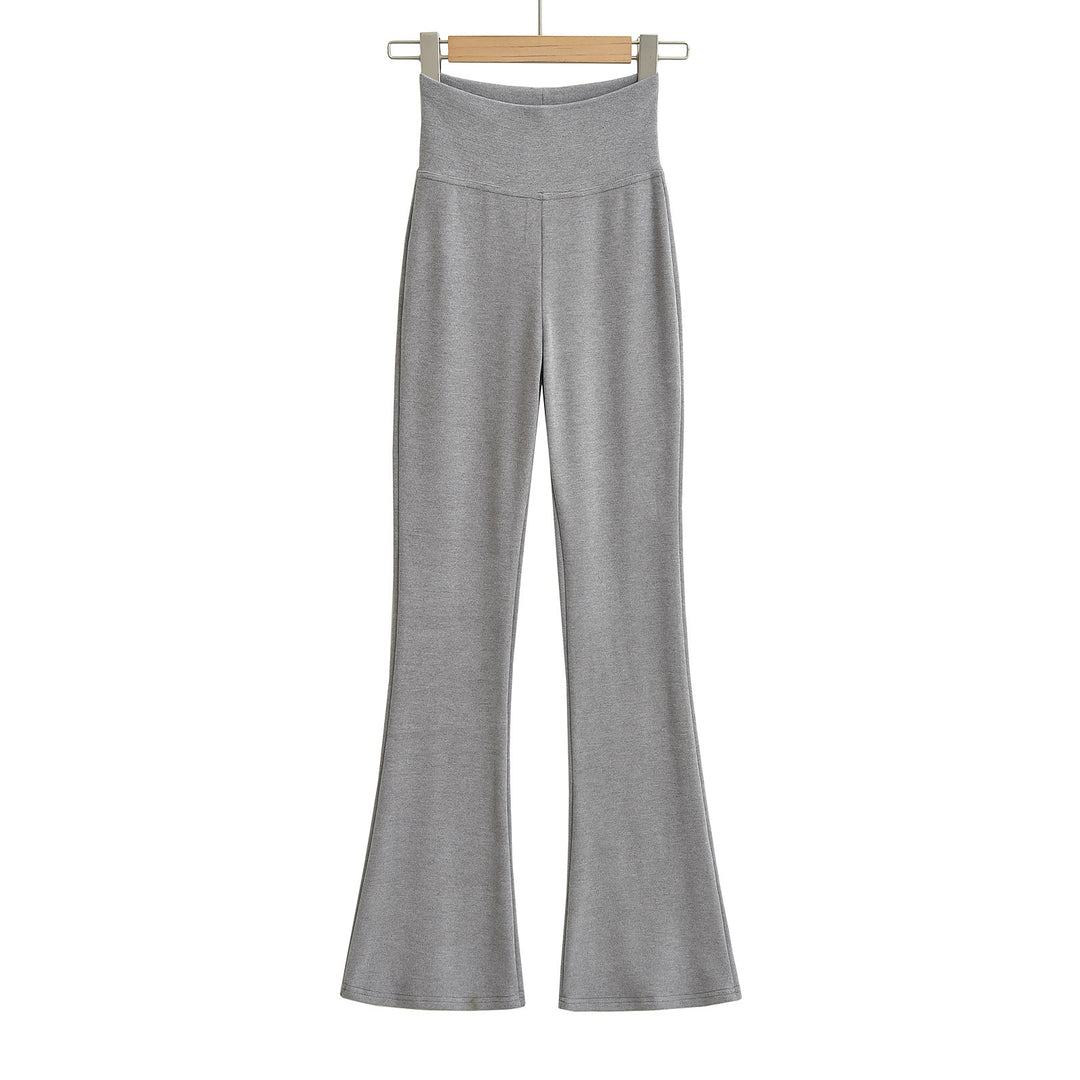 Damer Flared Leggings med høj talje lavet af komfortabelt strækmateriale Stilla