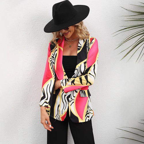 Dame Farverig Statement-Blazer Stilla
