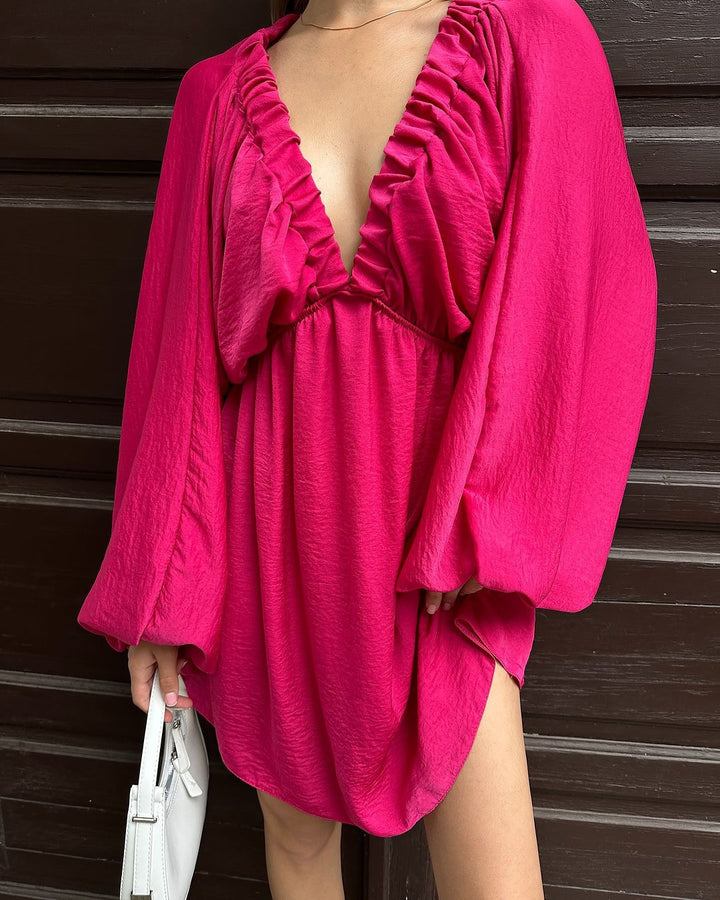 Dame sommerkjole med off-shoulder-design Stilla
