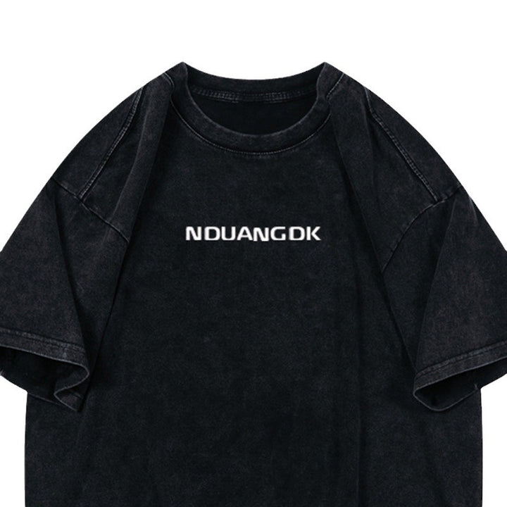 Dame Trend T-shirt med moderne skrift og afslappet snit Stilla