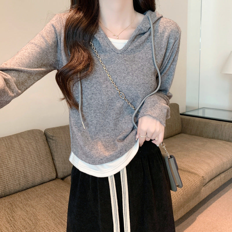 Femme Casual Korte Hoodie Stilla