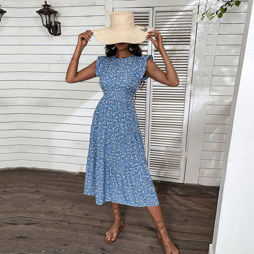 Femme Floral Midi Kjole Stilla