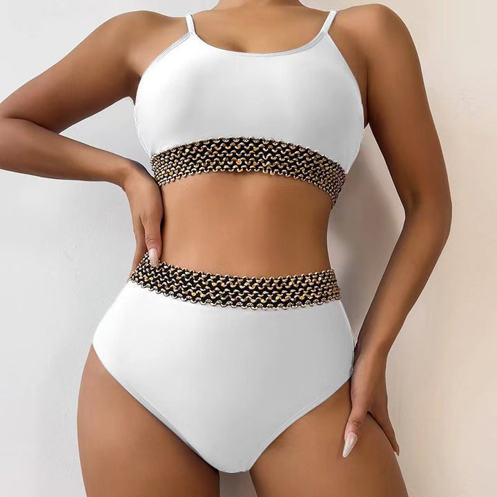 Dame Bikini-sæt med moderne design og elegant kant Stilla