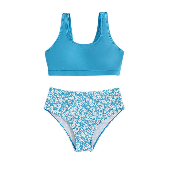 Dame Bikini-sæt med sporty top og høj talje Stilla