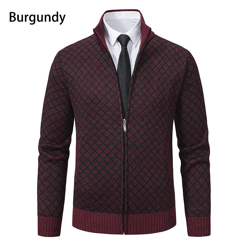 Herre struktureret Zip-Up sweatshirt Stilla