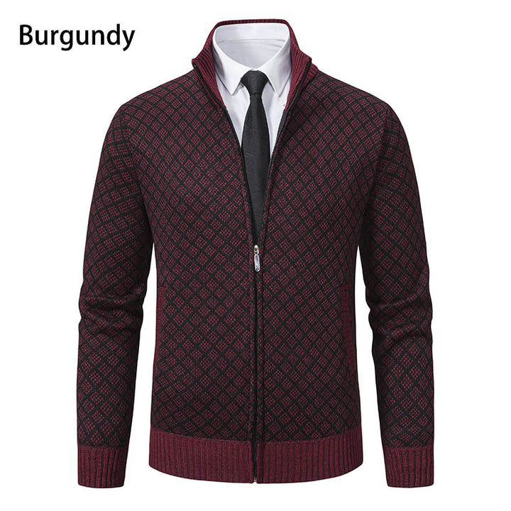Herre struktureret Zip-Up sweatshirt Stilla