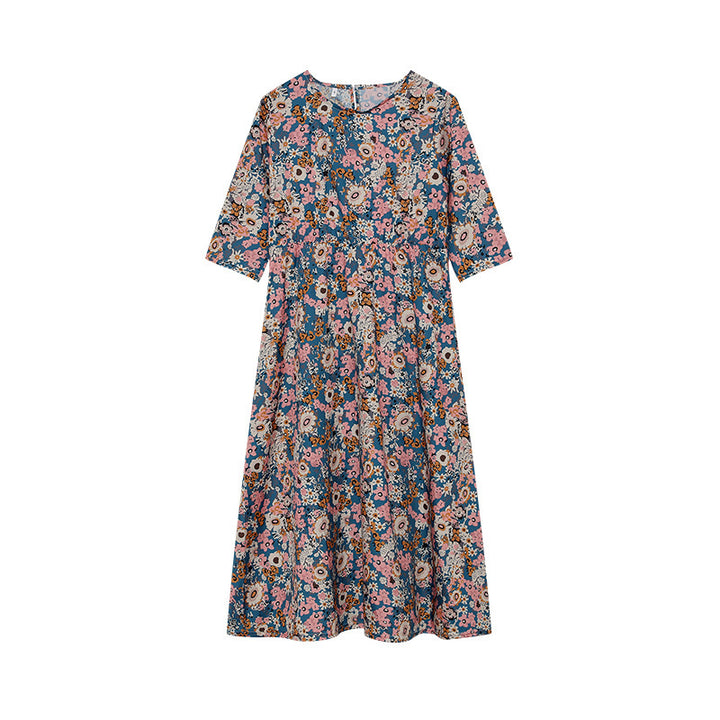 Femme Floral T-Shirt Kjole Stilla