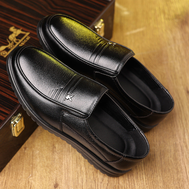 Herrer Casual Læder Slipper Stilla