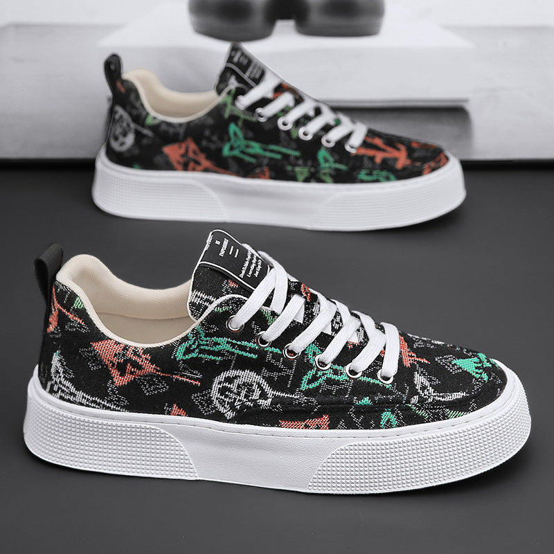 Femme Kunstnerisk Læder Sneakers Stilla