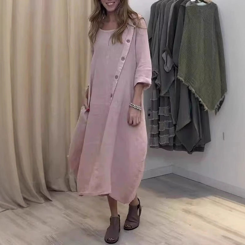 Stilla | Overalls med rund hals og lange ærmer