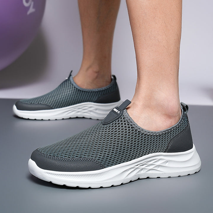 Herren Åndbare Slip-On Sneakers med Adaptivt Letvægtsdesign Stilla