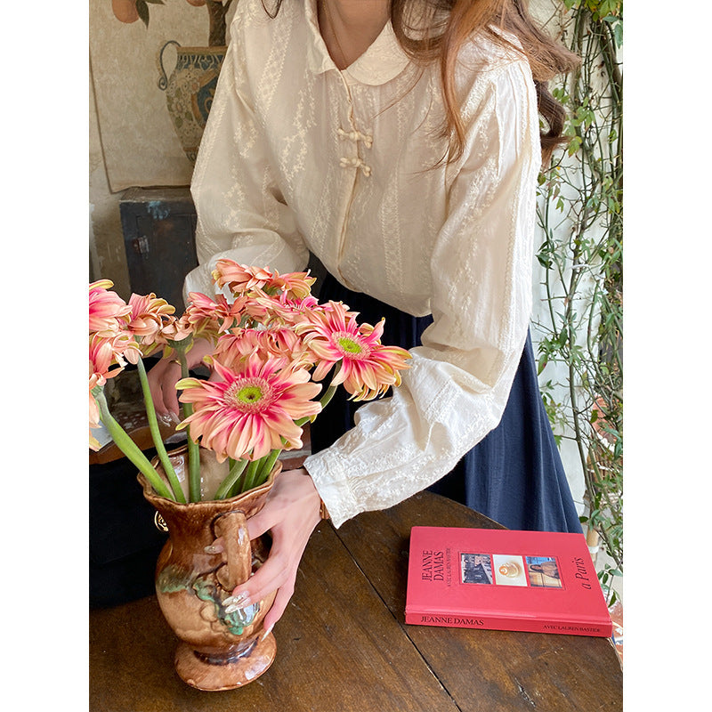 Dames Airy Midi Kjole med Elegant Wrap Look Stilla