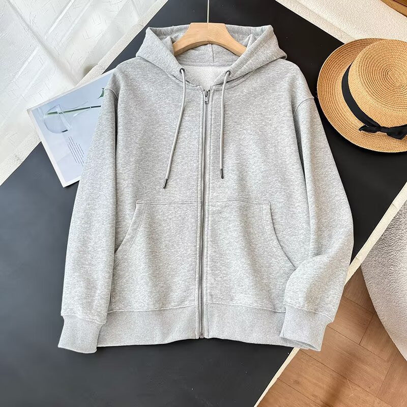 Kvinders sporty zip hoodie med praktiske kængurulommer Stilla