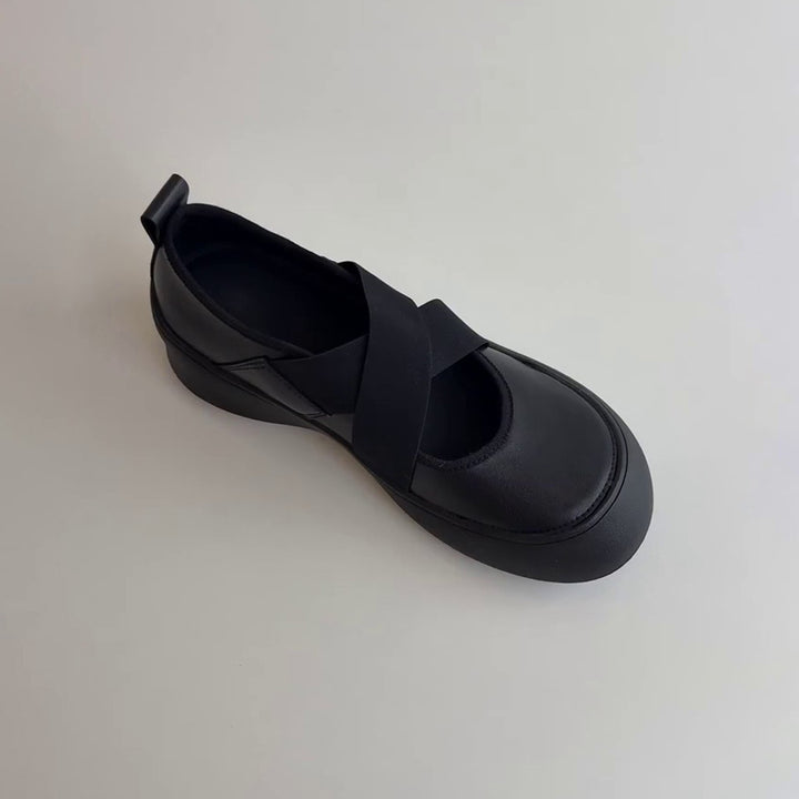 Dame Elegant Krydsrem Fritidssko Stilla