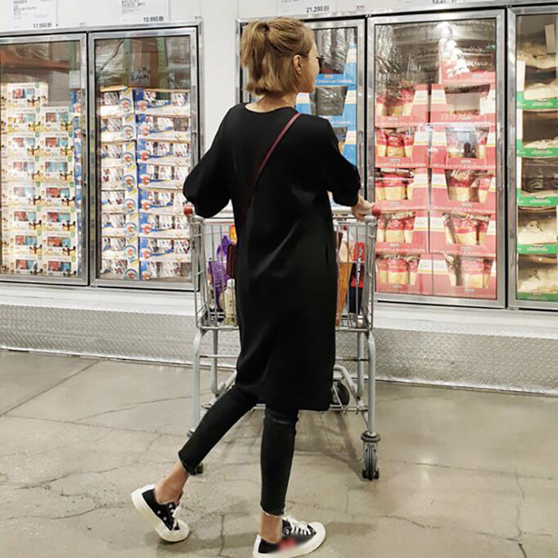 Kvinders afslappede oversized kjole Stilla