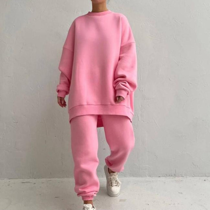 Dame hyggeligt Oversized Sweatpants sæt Stilla