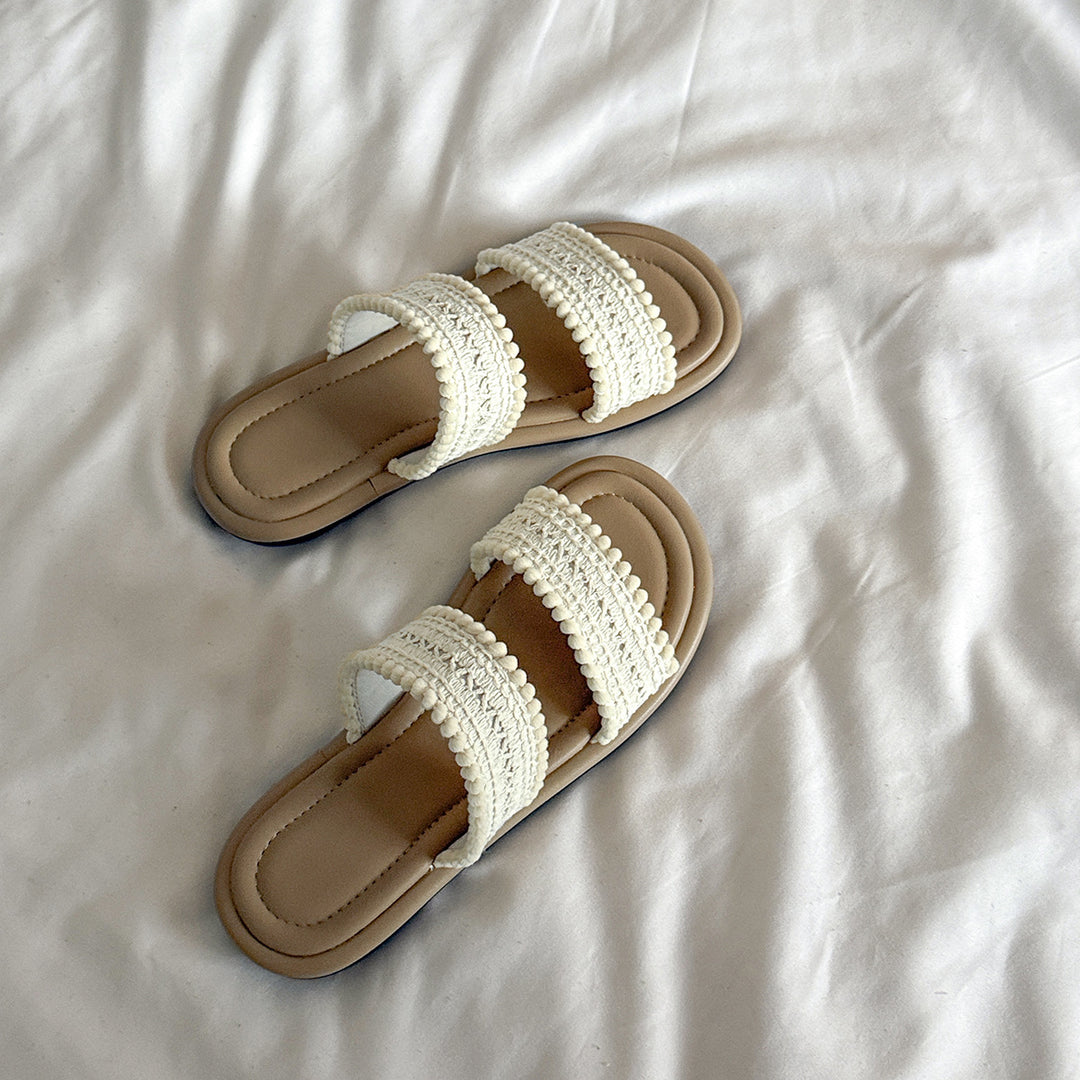 Femme Komfort Slide Sandaler med struktureret multifremdriftsdesign Stilla