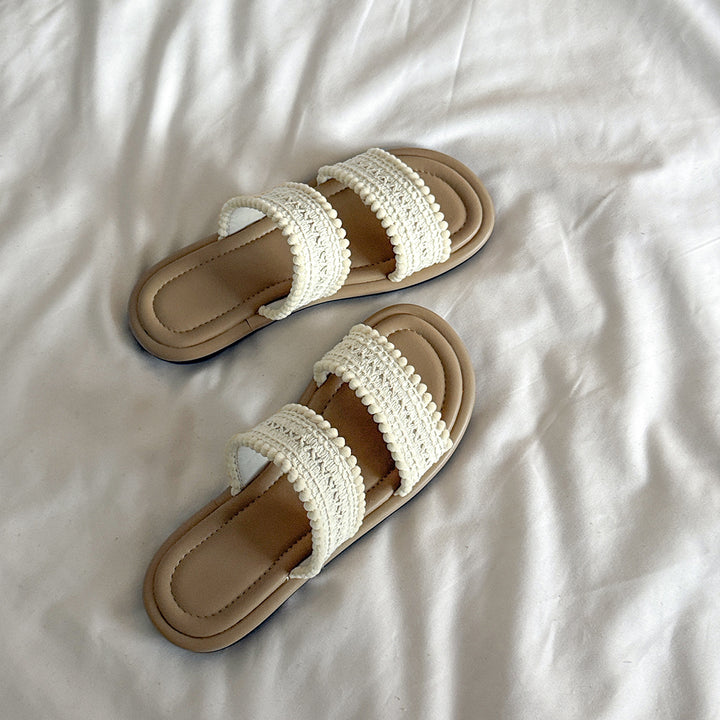Femme Komfort Slide Sandaler med struktureret multifremdriftsdesign Stilla