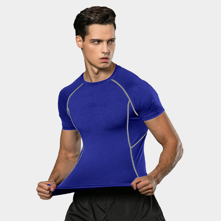 Herrer Funktionelt Sport-T-Shirt med ergonomisk snit og åndbar teknologi Stilla