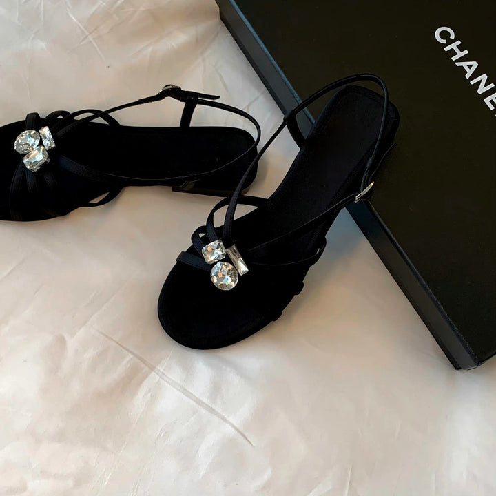 Dame Elegant Slip-On Kjole Sandaler Stilla