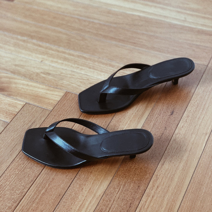 Dame Elegante Slipper Hæle Sandaler Stilla