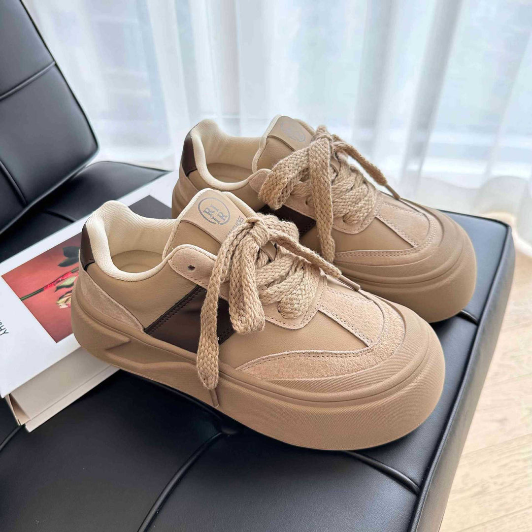 Dame Chunky Sneakers med blød sål og høj komfort Stilla