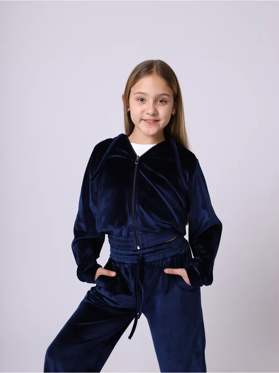 Stilla | Cozy Pige Sports Hat Velvet Sweatshirt Sæt