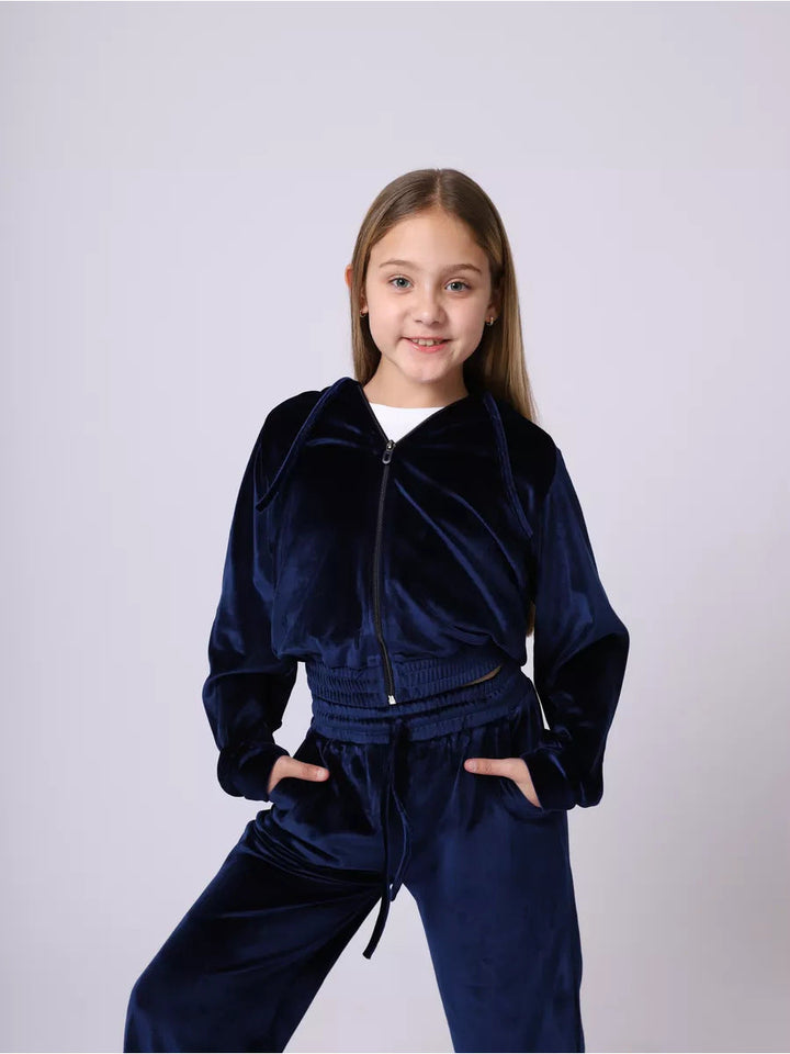 Stilla | Cozy Pige Sports Hat Velvet Sweatshirt Sæt