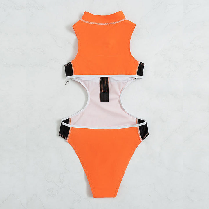 Dame Sporty One-Piece Badedragt med moderne Cut-Outs og kropsnær design Stilla