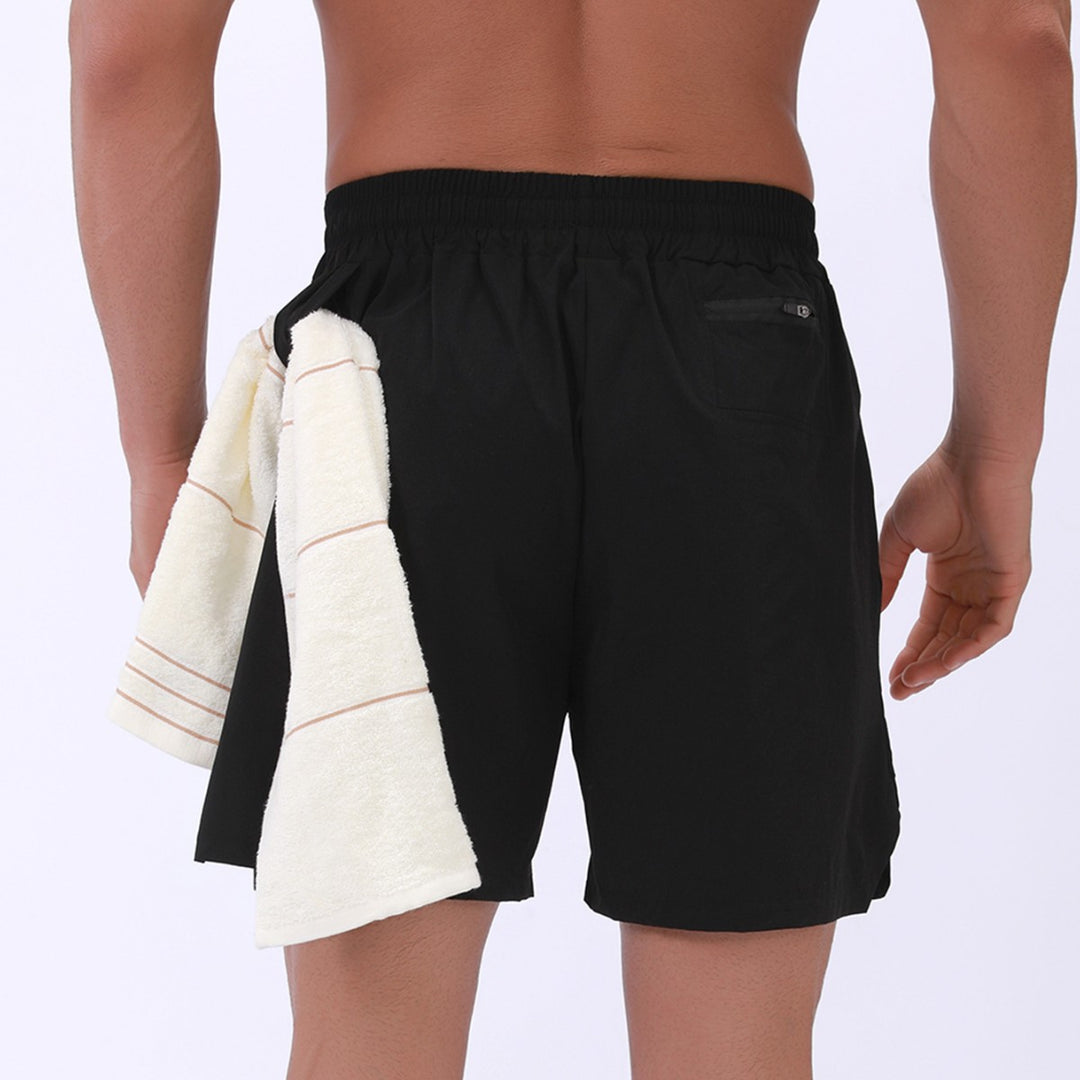 Herrer Åndbare Badshorts med sidelommer og elastisk talje Stilla