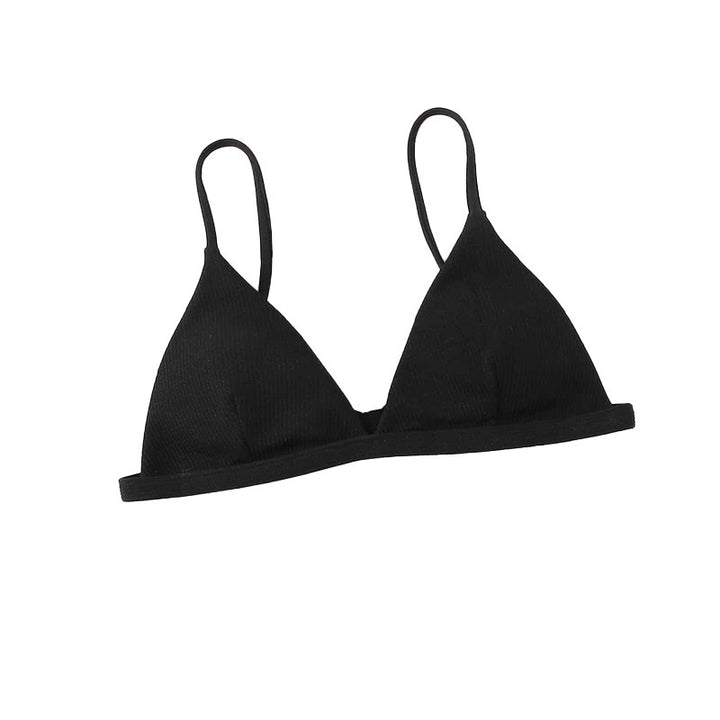 Dame Triangel-Bikini-top med justerbare stropper og elastisk underbånd Stilla