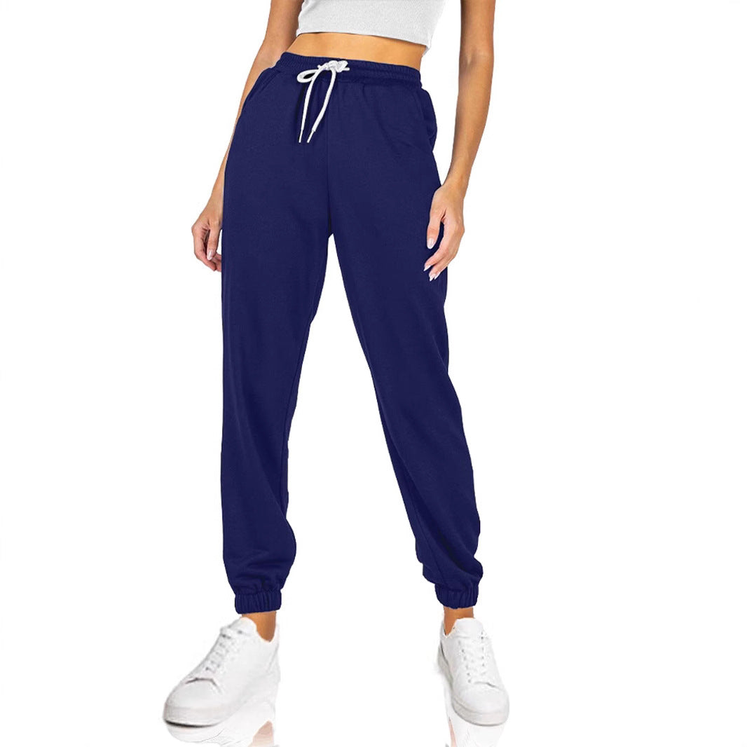 Dame sporty joggingbukser med elastisk talje og sidelommer Stilla