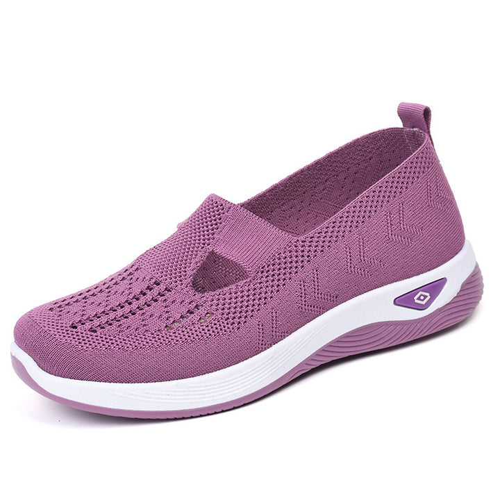 Dame Åndbare Slip-On Sneakers med fleksibel sål og elastisk overmateriale Stilla