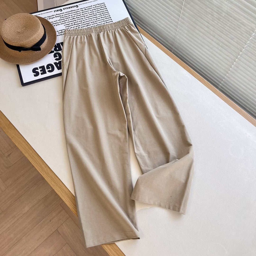 Kvindernes afslappede chino bukser med elastisk talje Stilla